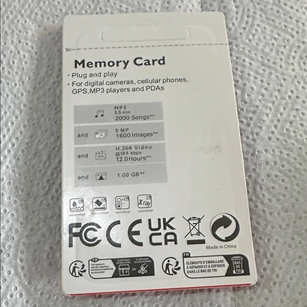 Sony Micro SD Memory Card with Adapter - Black and Red
